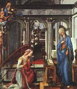 Fra Filippo Lippi The Annunciation   ttt Spain oil painting artist